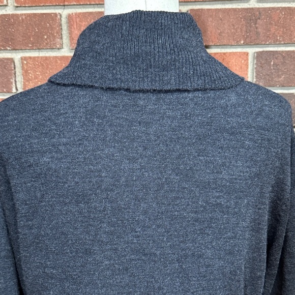 Pendleton Button Turtleneck Wool Sweater - Picture 5 of 10